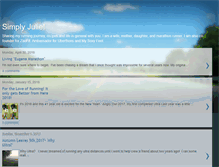 Tablet Screenshot of lifesimplywithjulie.blogspot.com