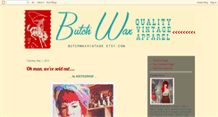 Desktop Screenshot of butchwaxvintage.blogspot.com