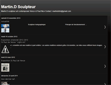 Tablet Screenshot of martin-d-sculpteur.blogspot.com