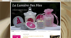 Desktop Screenshot of lalumieredesfees.blogspot.com