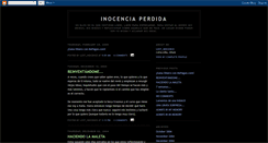 Desktop Screenshot of lost-inocence.blogspot.com