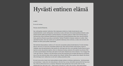 Desktop Screenshot of hyvastientinen.blogspot.com