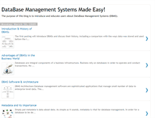 Tablet Screenshot of dbms4life.blogspot.com