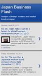 Mobile Screenshot of japanbusinessflash.blogspot.com