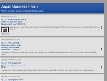 Tablet Screenshot of japanbusinessflash.blogspot.com