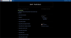 Desktop Screenshot of bnp-paribas-assurance.blogspot.com