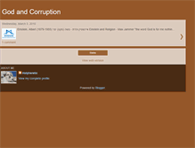 Tablet Screenshot of godandcorruption.blogspot.com