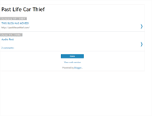 Tablet Screenshot of pastlifecarthief.blogspot.com