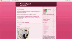 Desktop Screenshot of anneliespyssel.blogspot.com