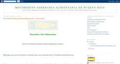 Desktop Screenshot of movimientosoberaniaalimentaria.blogspot.com