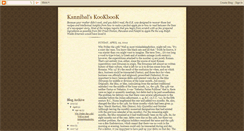 Desktop Screenshot of kannibalskookbook.blogspot.com