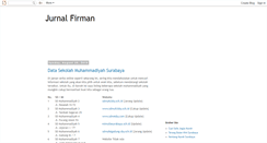 Desktop Screenshot of jurnal-firman.blogspot.com