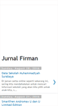 Mobile Screenshot of jurnal-firman.blogspot.com