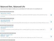 Tablet Screenshot of lifedietbalance.blogspot.com