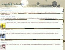 Tablet Screenshot of frozenselfdestruction.blogspot.com