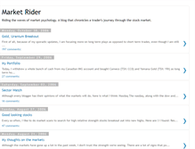 Tablet Screenshot of marketrider.blogspot.com