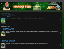 Tablet Screenshot of maroofpeer.blogspot.com