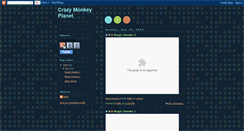 Desktop Screenshot of crazymonkeyplanet.blogspot.com