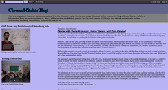 Desktop Screenshot of classicalguitarblog.blogspot.com