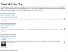 Tablet Screenshot of classicalguitarblog.blogspot.com
