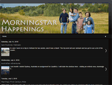 Tablet Screenshot of morningstarhappenings.blogspot.com