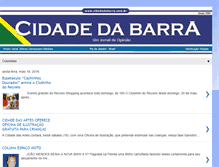 Tablet Screenshot of cidadedabarra.blogspot.com