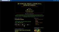 Desktop Screenshot of mykindofcrazy-livinginabipolarworld.blogspot.com