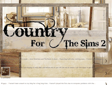 Tablet Screenshot of countryforthesims2.blogspot.com