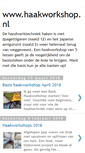 Mobile Screenshot of haakworkshop.blogspot.com