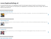 Tablet Screenshot of haakworkshop.blogspot.com