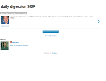 Tablet Screenshot of digression2009.blogspot.com