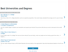 Tablet Screenshot of bestuniversitydegrees.blogspot.com