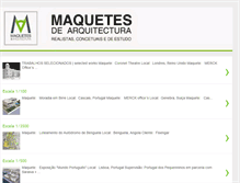 Tablet Screenshot of maquetesdearquitectura.blogspot.com