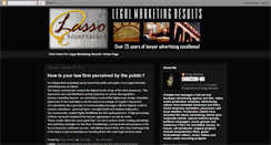 Desktop Screenshot of legalmarketingresults.blogspot.com