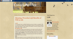 Desktop Screenshot of cusacklawoffice.blogspot.com