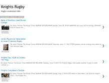 Tablet Screenshot of knightsrugby.blogspot.com