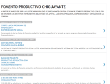 Tablet Screenshot of fomentoproductivochiguayante.blogspot.com