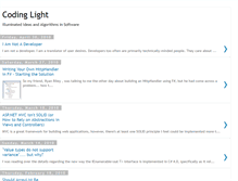 Tablet Screenshot of codinglight.blogspot.com