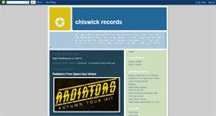 Desktop Screenshot of chiswickrecords.blogspot.com