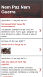 Mobile Screenshot of nempaznemguerra.blogspot.com