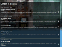 Tablet Screenshot of gingerinbogota.blogspot.com