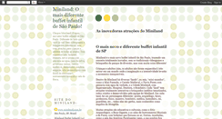 Desktop Screenshot of minilandbuffetinfantil.blogspot.com