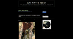 Desktop Screenshot of cute-tattoodesign.blogspot.com