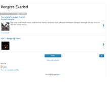 Tablet Screenshot of kongresekaristi.blogspot.com