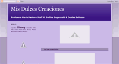 Desktop Screenshot of misdulcescreaciones.blogspot.com