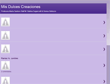 Tablet Screenshot of misdulcescreaciones.blogspot.com