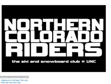 Tablet Screenshot of northerncoloradoriders.blogspot.com