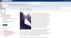 Desktop Screenshot of disfrutar-y-comentar.blogspot.com