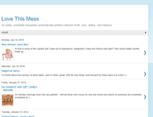 Tablet Screenshot of lovethismess.blogspot.com