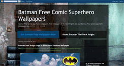 Desktop Screenshot of batmanfreewallpapers.blogspot.com